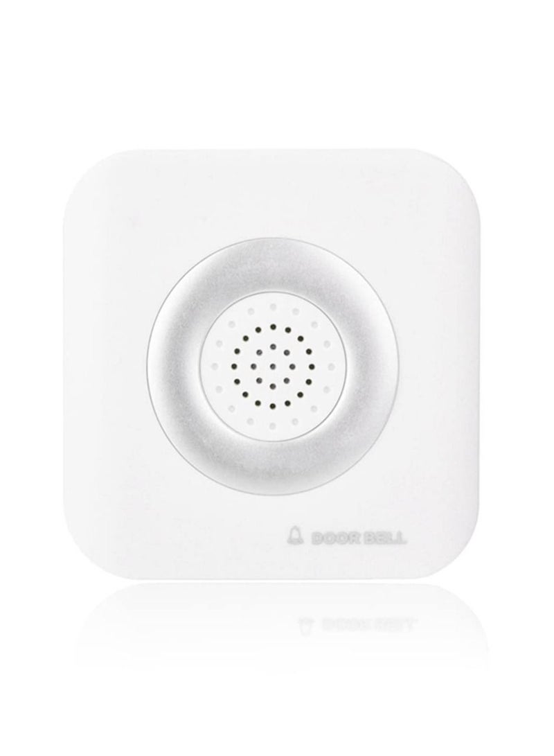 KASTWAVE Wired Doorbell Chime,DC 12V Door Bell Alarm for Home Office Access Control System 4 Core Door Bell Dingdong Musical, White - Image 2