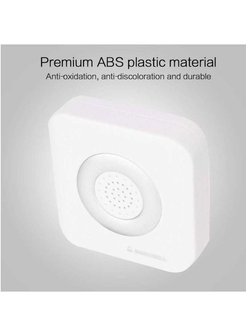 KASTWAVE Wired Doorbell Chime,DC 12V Door Bell Alarm for Home Office Access Control System 4 Core Door Bell Dingdong Musical, White - Image 4