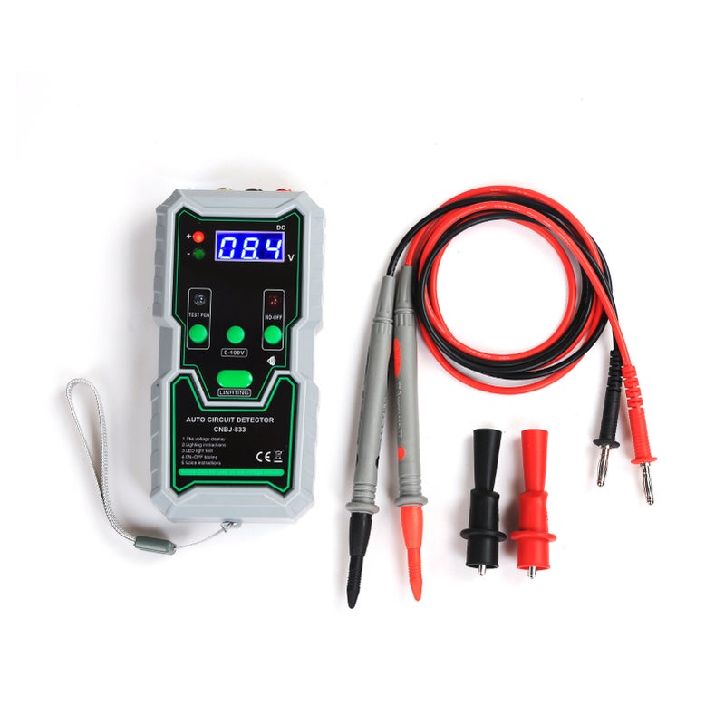 Automotive Circuit Tester, 0-100V DC Circuit Tester with LED Test Light,Battery Tester Automotive Battery Load Tester Circuit Voltage Tester - Image 1