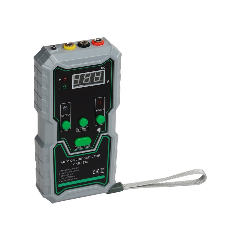 Automotive Circuit Tester, 0-100V DC Circuit Tester with LED Test Light,Battery Tester Automotive Battery Load Tester Circuit Voltage Tester - Image 4