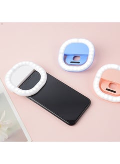 General Beauty Live LED Square Fill Light Ring External Fill Light Night Shooting Mobile Phone Selfie Flash Wholesale-Specifications:Pink  - Image 2