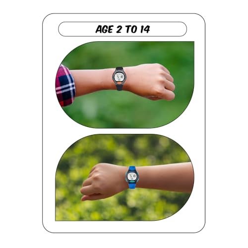 SPIKY Digital Sports Watch for Kids Combo (Black & Blue) | Multifunctional, Luminous Display & Alarm | Water-Resistant & Silicone Strap | Birthday Gift Wrist Watches for Boys & Girls | Age 2-14 Yrs | Pack of 2 - Image 3