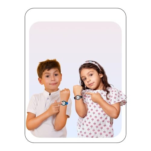 SPIKY Digital Sports Watch for Kids Combo (Black & Blue) | Multifunctional, Luminous Display & Alarm | Water-Resistant & Silicone Strap | Birthday Gift Wrist Watches for Boys & Girls | Age 2-14 Yrs | Pack of 2 - Image 4