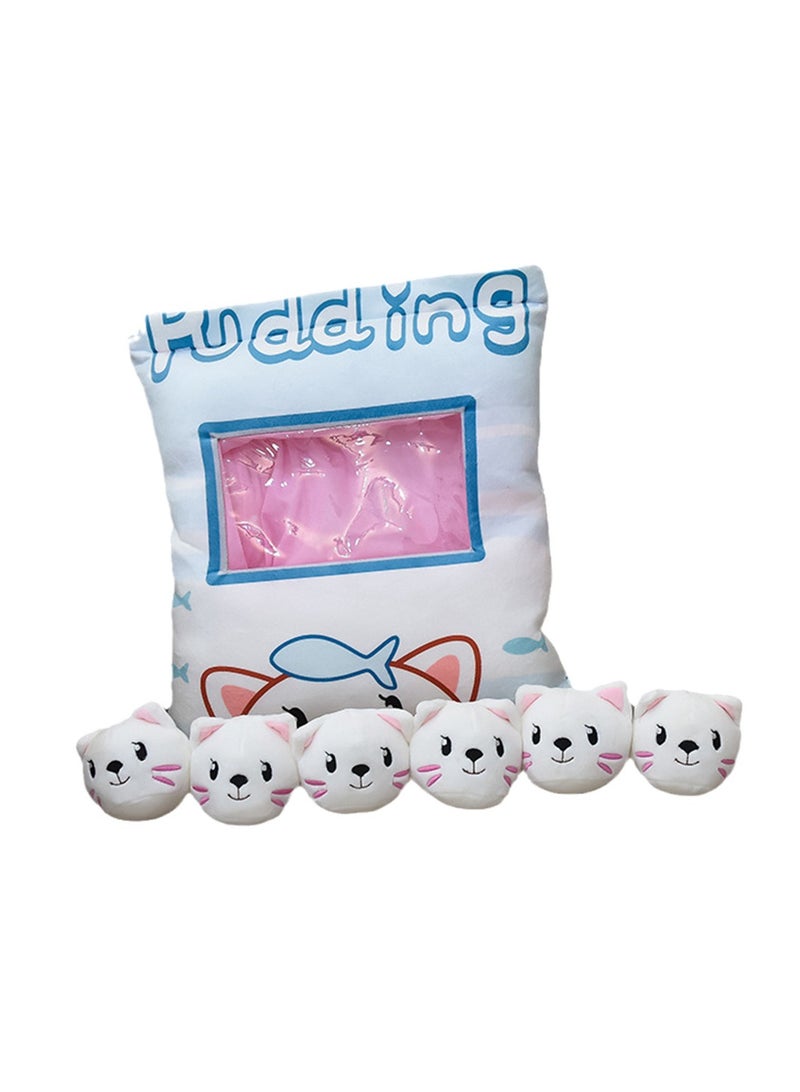 Creative bagged round toys cute cartoon dolls a big bag of creative plush toys  - Image 1