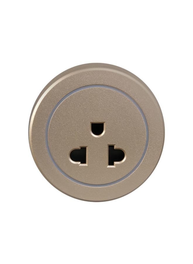 Sanshe sharm American Magnetic Socket, Champagne Illuminated - Image 1