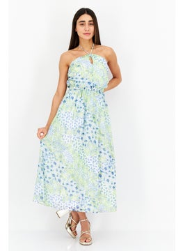 Women Floral Print Maxi Dress, Green Combo - pzsku/Z36BE9DEBB6A8E54DD6D9Z/45/_/1724351097/3e0a7a02-41d2-43a2-bd88-9e229085fcc9