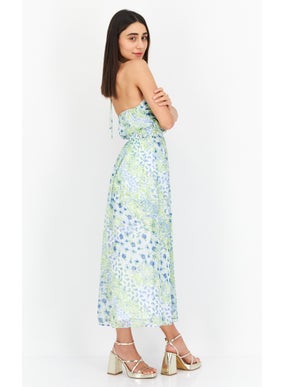 Women Floral Print Maxi Dress, Green Combo - pzsku/Z36BE9DEBB6A8E54DD6D9Z/45/_/1739801634/b93ae348-9a25-481c-812d-33a27a2d23b8