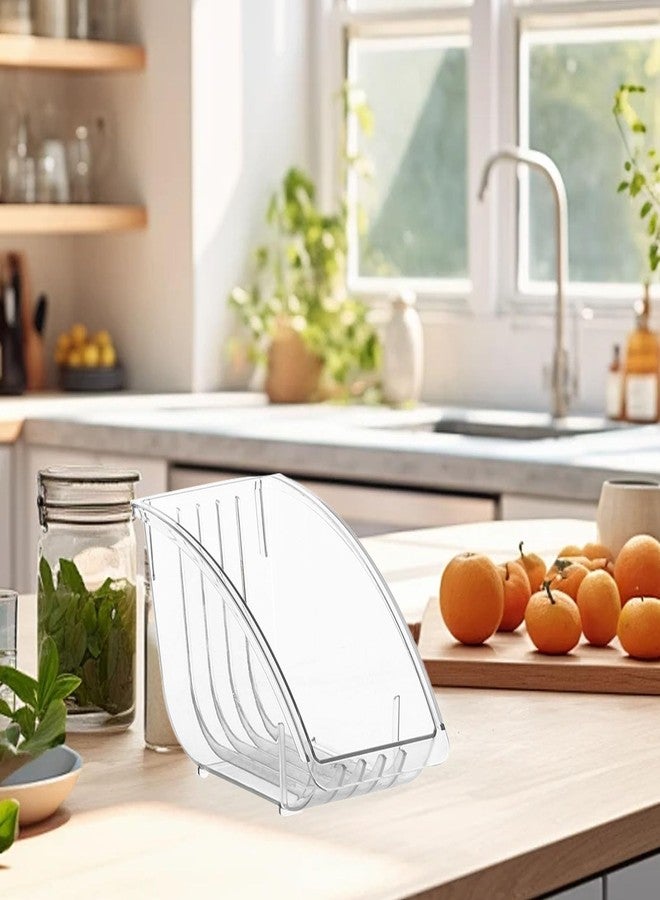 BOENLU Paper Plate Holder, Stylish Dinner Plate Dispenser & Kitchen Cabinet Organizer for Bowls, Plates & Utensils - Image 3