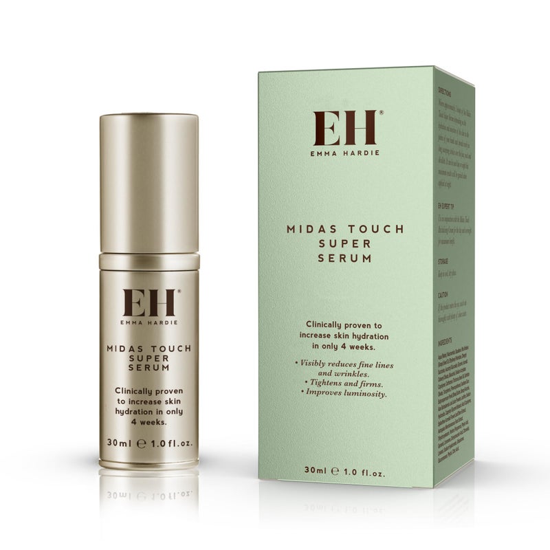 Emma Hardie 30ml Midas Touch Super Serum with Hyaluronic Acid, Visibly Reduces Fine Lines & Wrinkles, Increases Hydration & Tightens & Firms Skin, Suitable for Sensitive Skin, Vegan & Cruelty Free - Image 1