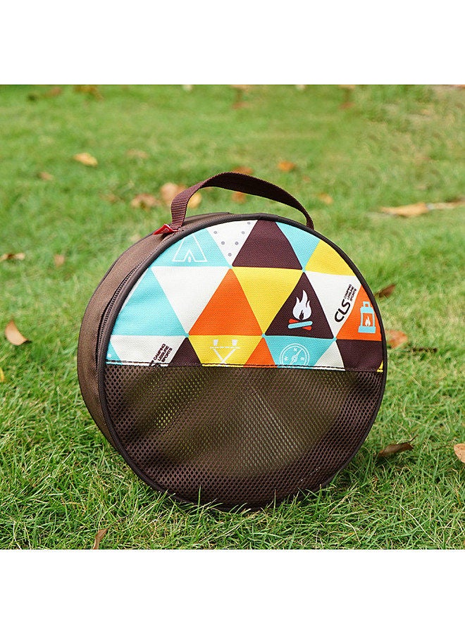 CLS 22PCS Portable Dinner Plates, Camping Tableware Set, Polished Stainless Steel Bowls Soup Pots, with Storage Bag, for Outdoor Cooking Camping Picnic Barbecue  - Image 5
