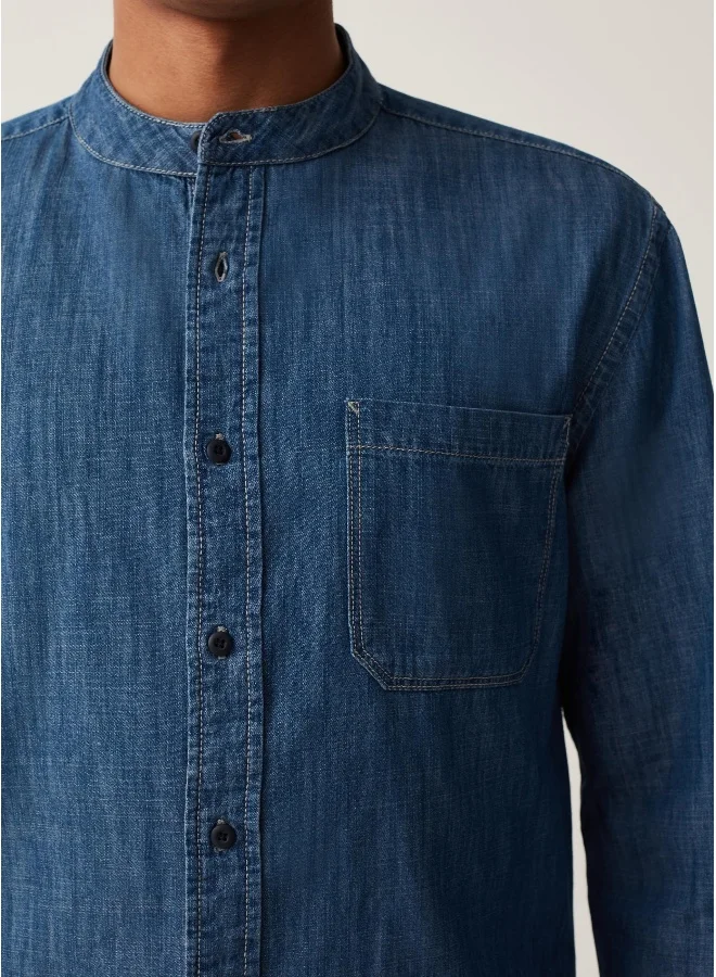 او في اس Ovs Grand&Hills Regular-Fit Denim Shirt
