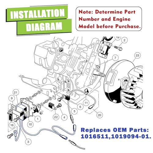 Panglong RPM Limiter for Club Car DS Precedent Gas Golf Cart FE290 FE350, Replace 1016511 101909401,1992 Up - Image 5
