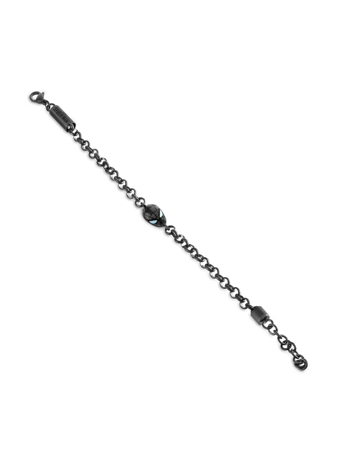 POLICE Web Slinger 2.0 Grey Chain Bracelet Limited Edition for Men