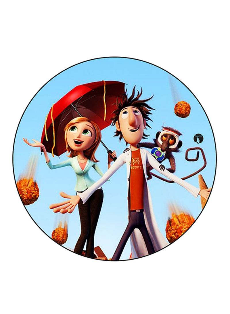 Cloudy With A Chance Of Meatballs Printed Mouse Pad Multicolour