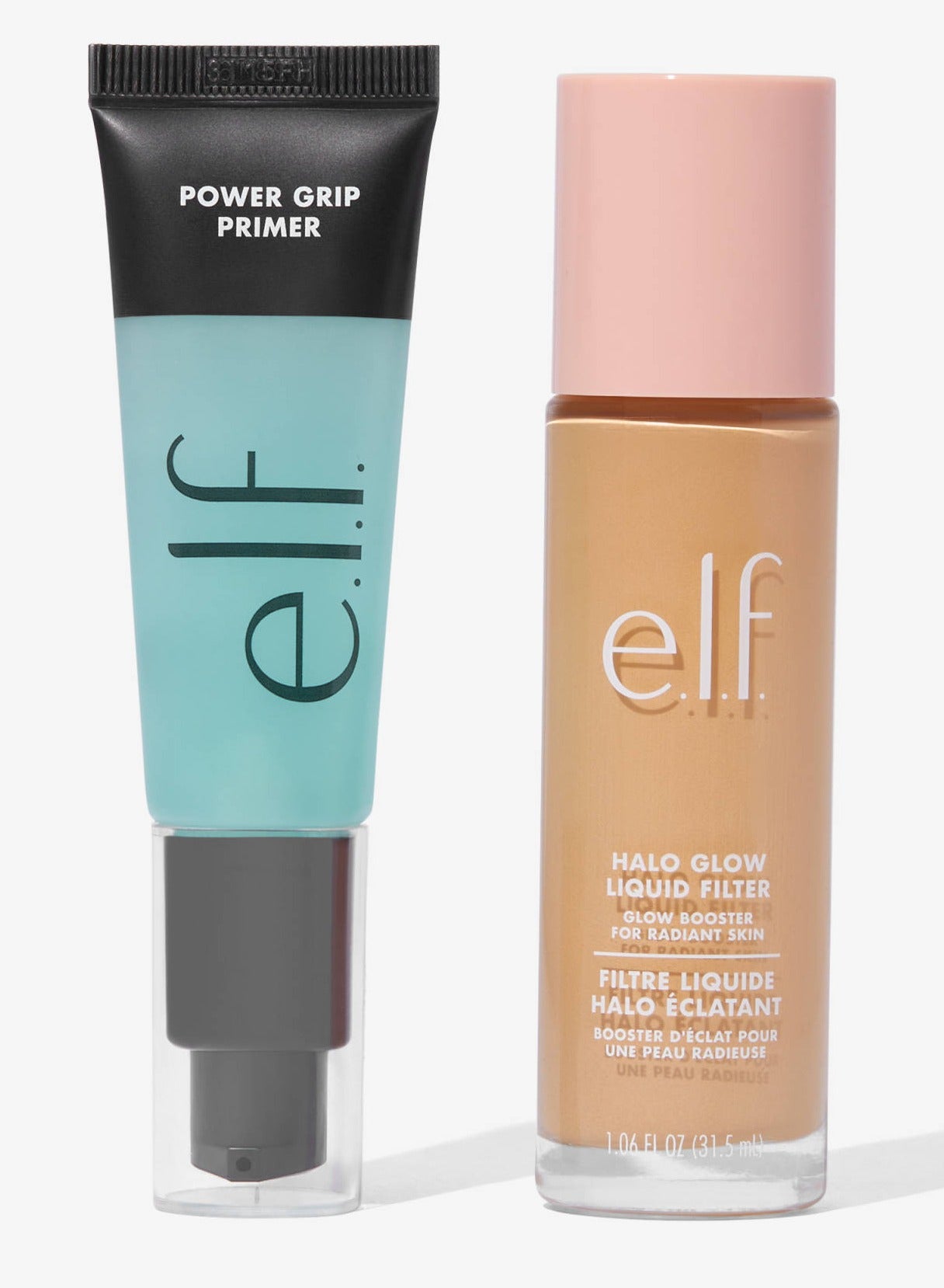 E.L.F. COSMETICS Halo Glow Liquid Filter 2 Fair Light And Power Grip Primer