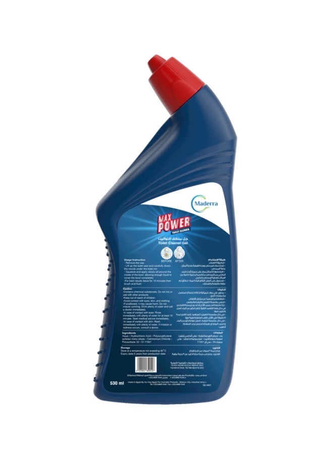 Maderra Max Power Toilet Cleaner With Original Scent And Thick Gel Formula For Deep Cleaning, 530 ml - Image 2