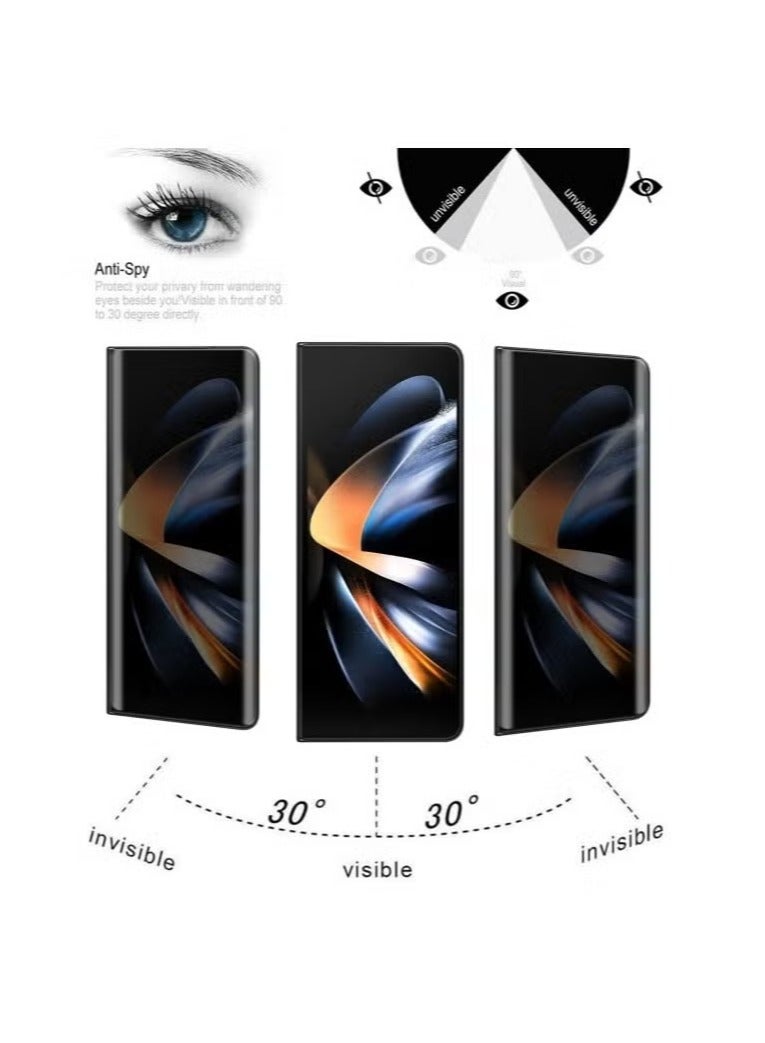 JAJEEK Samsung Galaxy Z Fold5 Inner Screen Privacy Full Cover Screen Protector – Tempered Glass Film for Complete Protection | Privacy Shield, Scratch-Resistant & Ultra-Clear for Galaxy Z Fold 5 - Image 2