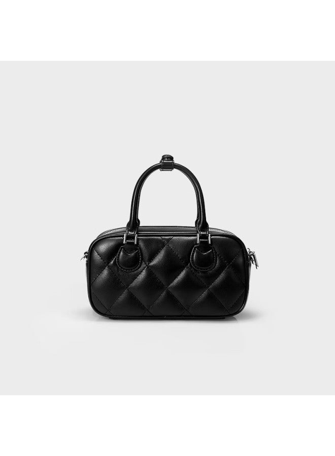 Just Star Celebrity-style Bowling Bag For Women,  New Luxury Shoulder Crossbody Boston Handbag, Birthday Gift - Image 5
