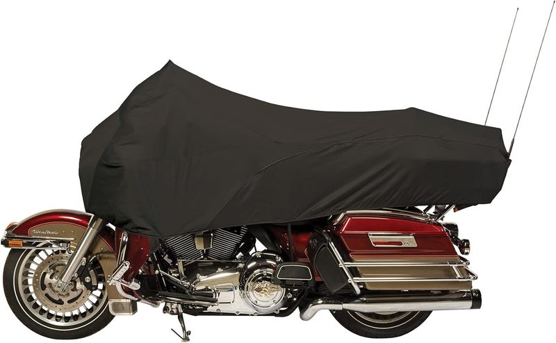 Dowco Guardian 26014-00 Travel Ready Water Resistant Premium Motorcycle Half Cover - Grey for Cruisers and Touring - Image 3