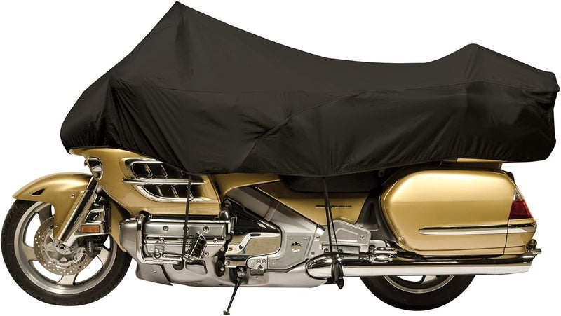 Dowco Guardian 26014-00 Travel Ready Water Resistant Premium Motorcycle Half Cover - Grey for Cruisers and Touring - Image 2