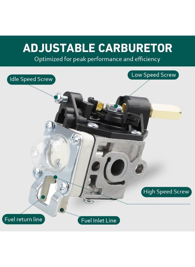 HUZTL Carburetor for Echo GT200 GT201i HC150 HC151 PE200 PE201 PPF210 PPF211 SRM210 SRM211 Trimmer Brushcutter with Fuel Maintenance Kit Spark Plug - Image 3