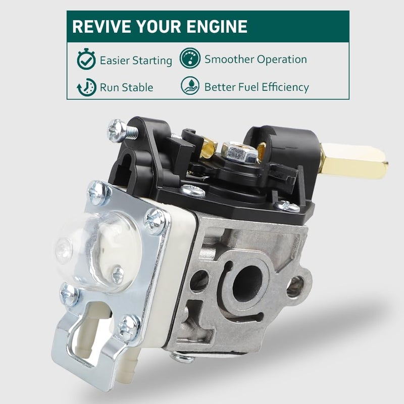 HUZTL Carburetor for Echo GT200 GT201i HC150 HC151 PE200 PE201 PPF210 PPF211 SRM210 SRM211 Trimmer Brushcutter with Fuel Maintenance Kit Spark Plug - Image 4