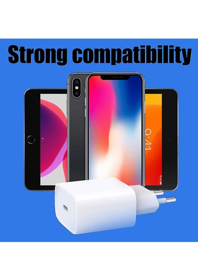 ELTRAZONE - 20W Iphone Ipad Fast Charger Apple Usb-c Power Adapters - Image 1