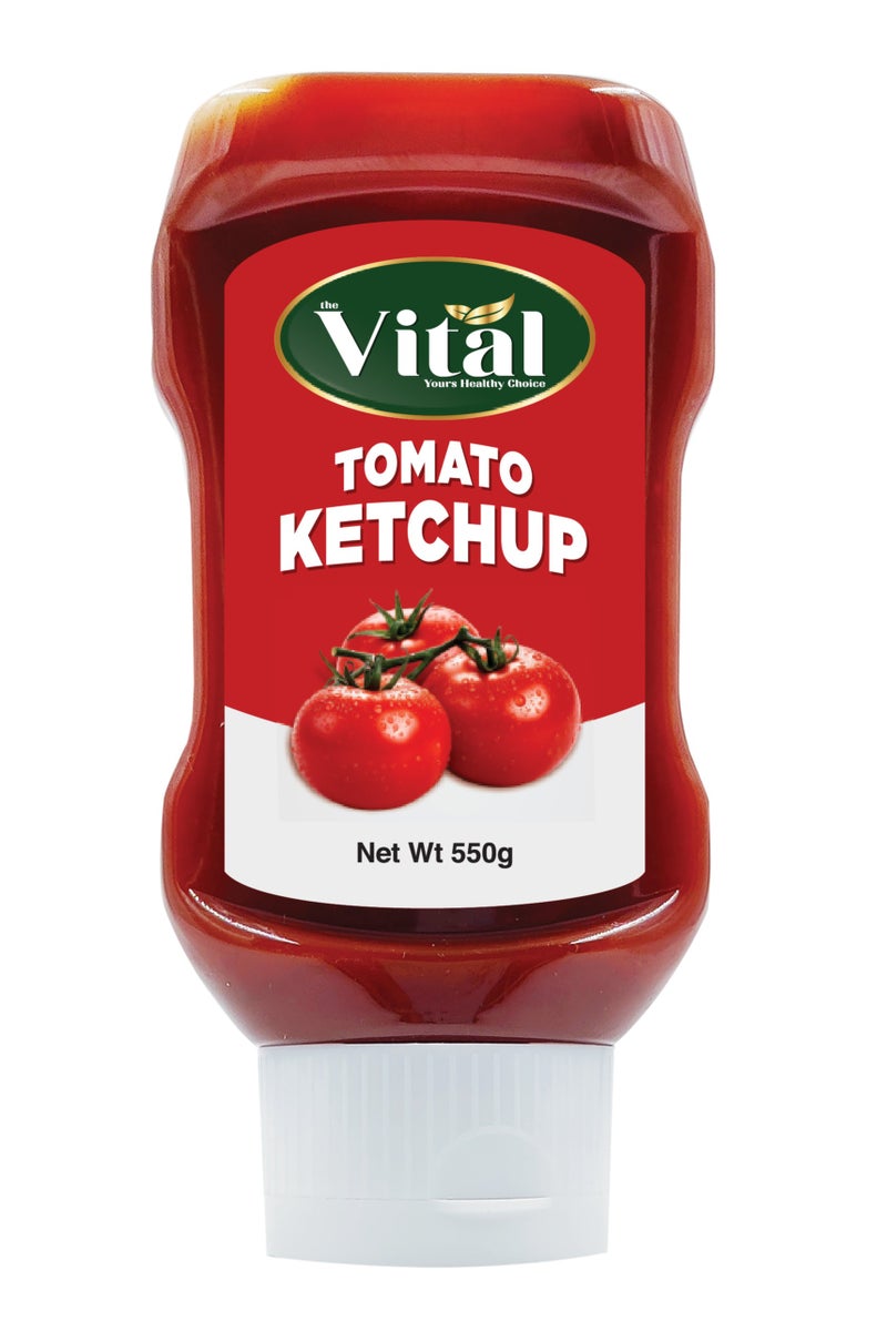 VITAL Tomato ketchup top down squeezy 550gm