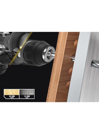 CAT DX145.1 مثقاب حفر بقوة 18 فولت 13 ملم من كاتربلر،  2 × 2.0 امبير الساعة بطارية ليثيوم ايون، مع شاحن وصندوق ادوات للحفر في البناء - view 2