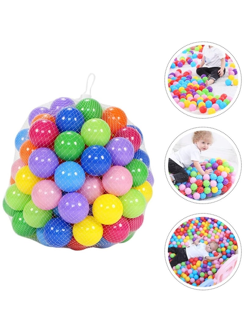 50-Piece Multicolored Soft Ocean Pit Toy Balls Play Set for Kids 1+ Years 31.4x29x18 cm - Image 1
