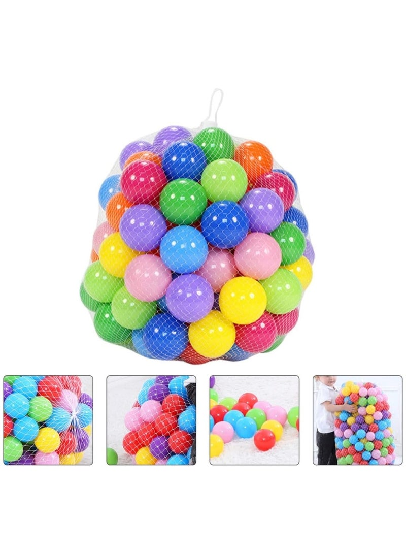50-Piece Multicolored Soft Ocean Pit Toy Balls Play Set for Kids 1+ Years 31.4x29x18 cm - Image 5