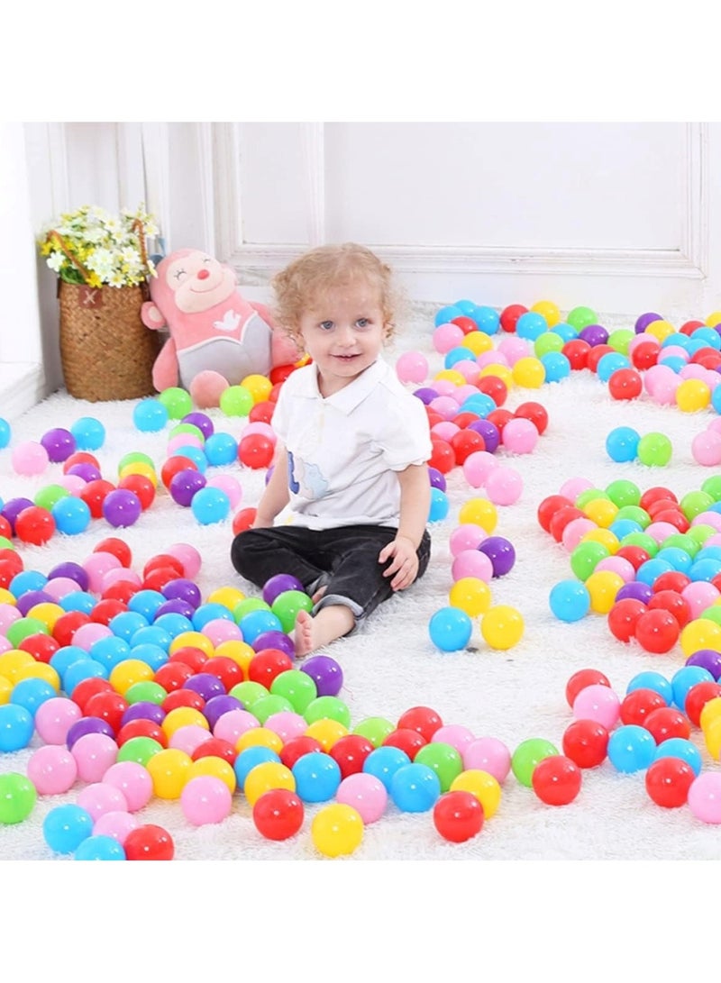 50-Piece Multicolored Soft Ocean Pit Toy Balls Play Set for Kids 1+ Years 31.4x29x18 cm - Image 4
