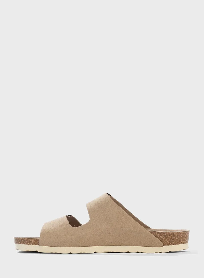 BAYTON Atlas Double Strap Flat Sandals