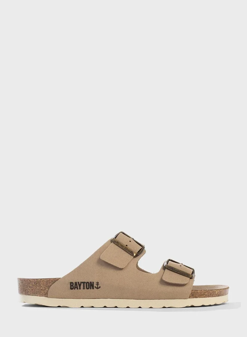BAYTON Atlas Double Strap Flat Sandals