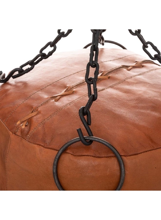 atmosphera High-Quality Loft Leather Boxing Bag Brown 100 cm 185987 - Image 3