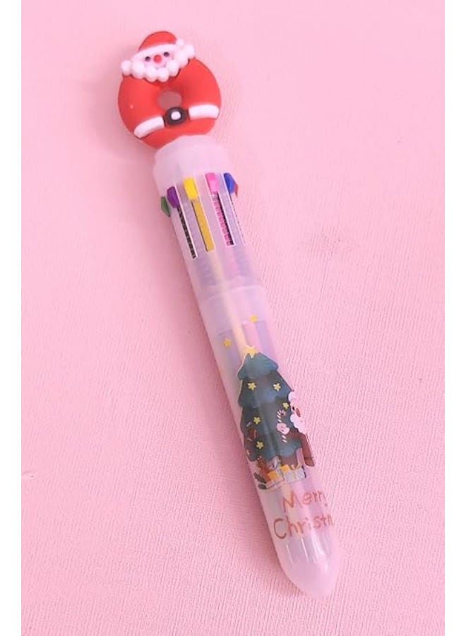 أقلام حبر جاف ملونة 10 في 1 للأطفال (6 قطع - s) - Image 2