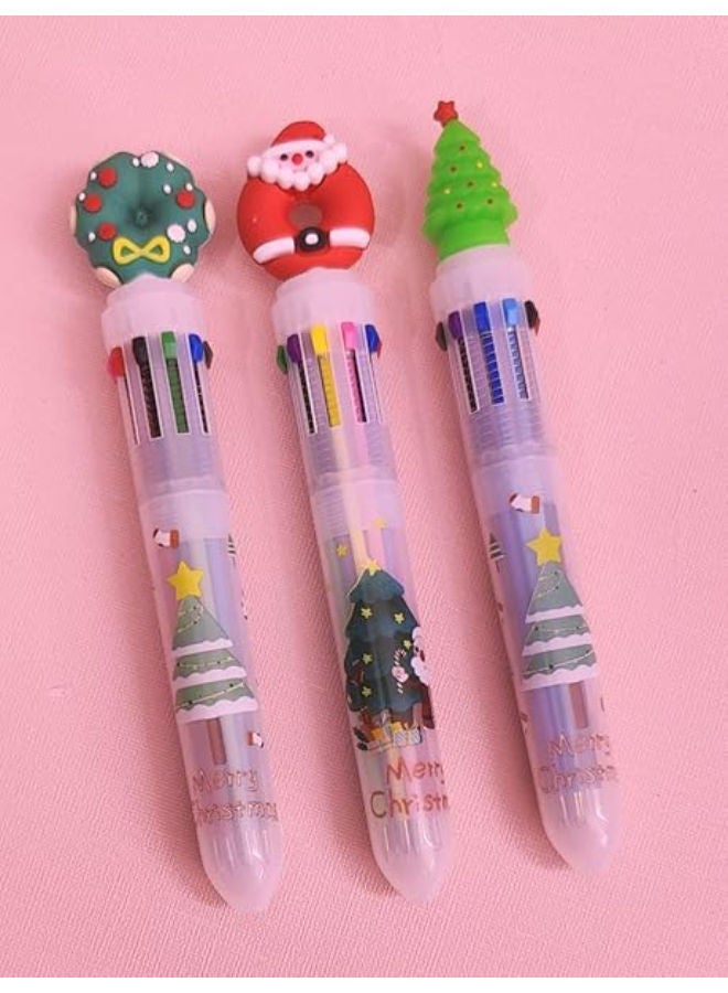 أقلام حبر جاف ملونة 10 في 1 للأطفال (6 قطع - s) - Image 4