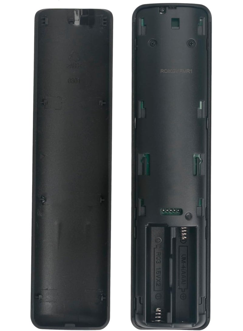 ELTRAZONE Replacement Voice Search Remote Control ERC802V Compatible with Hitachi Smart Android TV 32FHDGTV LD50HTS12U 40FHDGTV 32HDGTV LD55HTS12U LD65HTS12U LD75HTS12U LD75HTS12U-CO LD50HTS12U-CO LD50HTS12U-CO with battery - Image 5