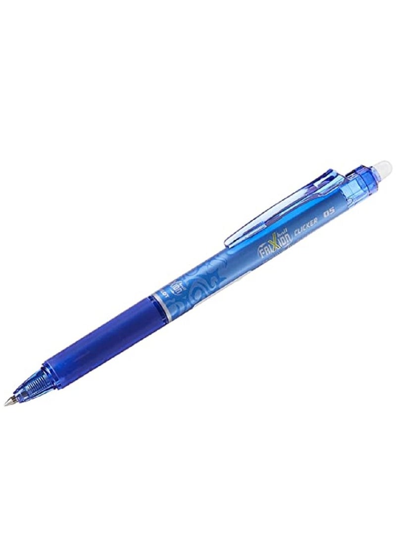 PILOT قلم بايلوت فريكسون كليكر 0.5 مم 12 قطعة قابل للسحب وقابل للمسح جل رولر باللون الأزرق - Image 1