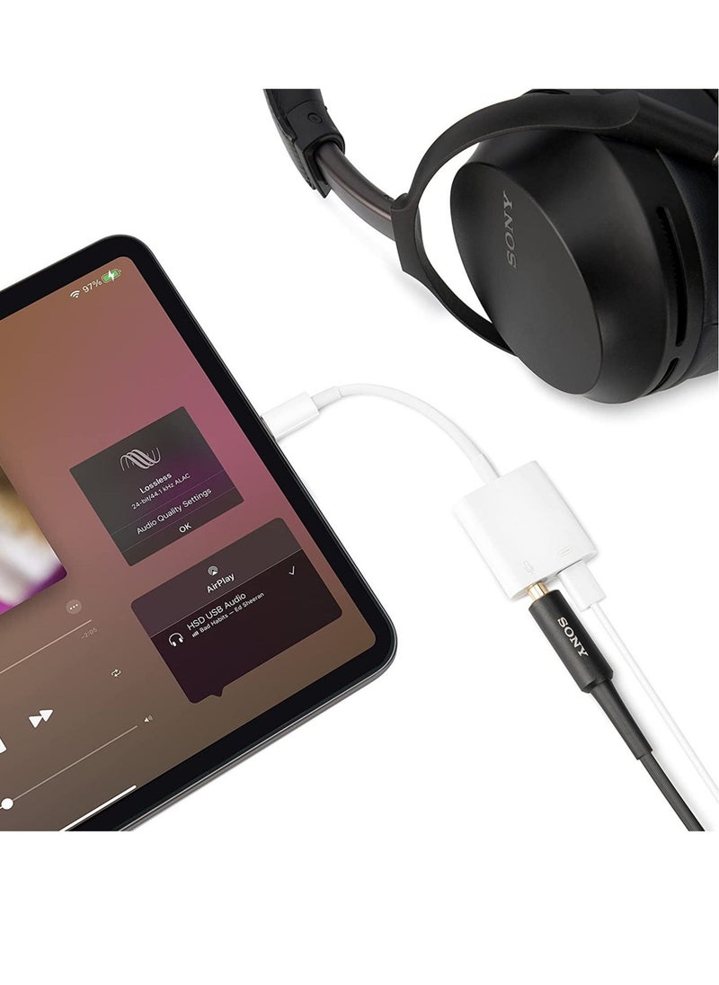 ELTRAZONE USB C to 3.5mm Headphone Adapter and Charger,Type C to Aux Audio Jack with 60W PD Fast Charging For Stereo Earphones,Hi-Fi DAC Chip Support Lossless Music For iPad pro MacBook Pro/Air - Image 2