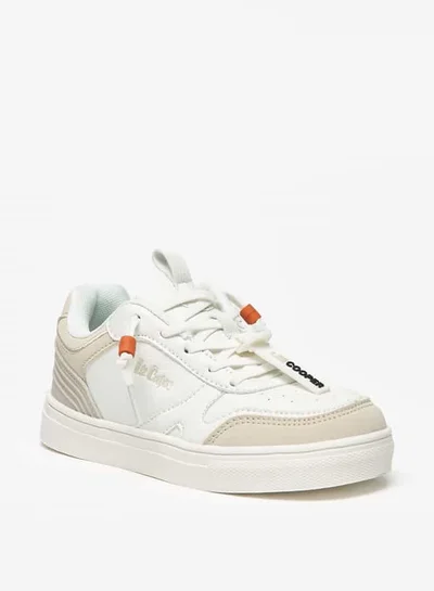 Lee Cooper Boys' Panelled Slip-On Sneakers with Pull Tabs