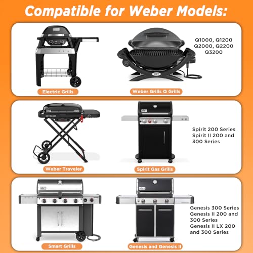 Sageme 20 Pack Weber Grills Compatible Drip Pans 6415 for Weber Grills Spirit Gas Grills, Q Grills, Genesis and Genesis II LX 200 300 Series Disposable Aluminum Foil Grease Trays 6 x 1.4 x 8.6 Inches - Image 3