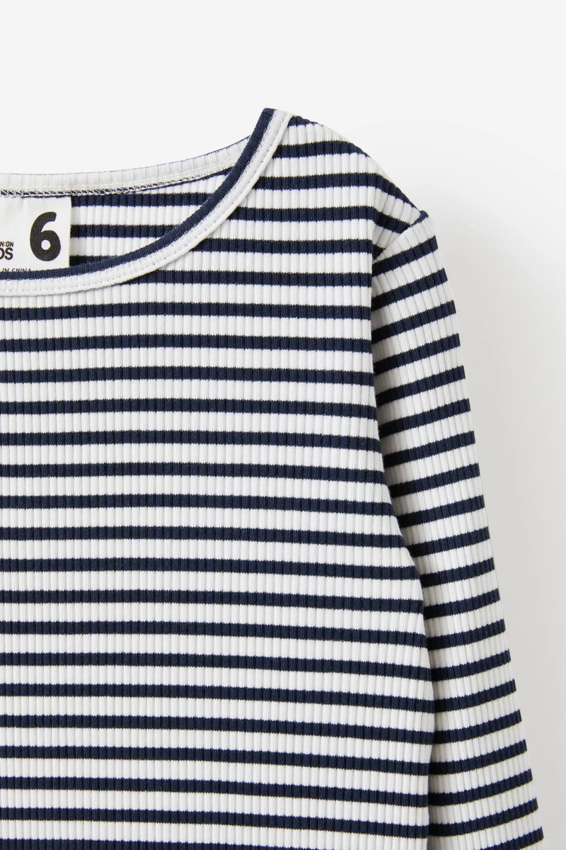 Cotton On Fitted Ls Essential Top