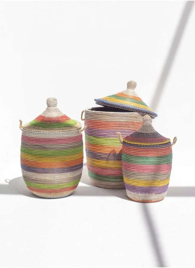 هومكود Handmade Rainbow Basket