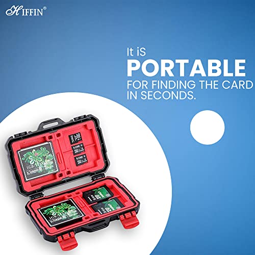 Hiffin Plastic 26 in 1 Slot Card CASE with Multi Storage Option Attractive Designer Card Holder for Memory Cards Black (KH8S) - Image 4
