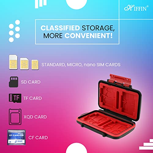 Hiffin Plastic 26 in 1 Slot Card CASE with Multi Storage Option Attractive Designer Card Holder for Memory Cards Black (KH8S) - Image 2