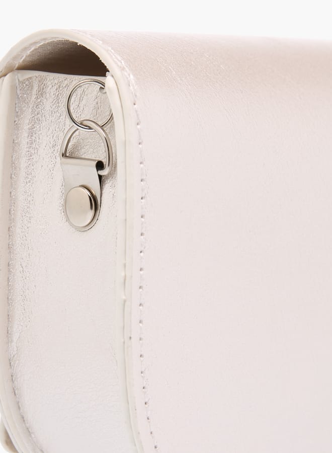 Flora Bella By Shoexpress Girls Applique Detail Sling Bag With Magnetic Closure  - Image 5