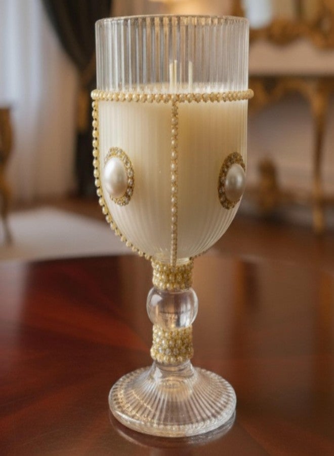 مجموعة شموع ديا من ديلي آلي | شموع مضيئة لتزيين المنزل واحتفالات ديوالي | هدية مثالية لعيد ديوالي، وحفلات الزفاف، والمناسبات الاحتفالية (مجموعة شموع معطرة برائحة اللؤلؤ) - Image 3