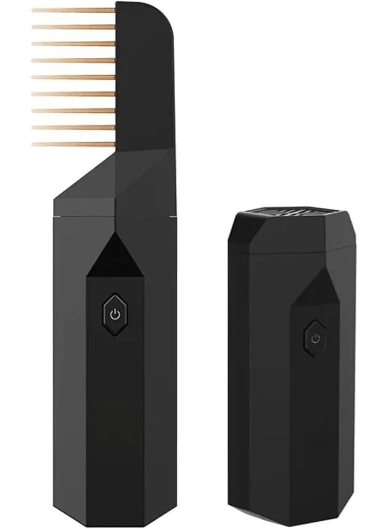 مبخرة شعر كهربائية محمولة باليد وقابلة لإعادة الشحن بمنفذ USB - Image 2