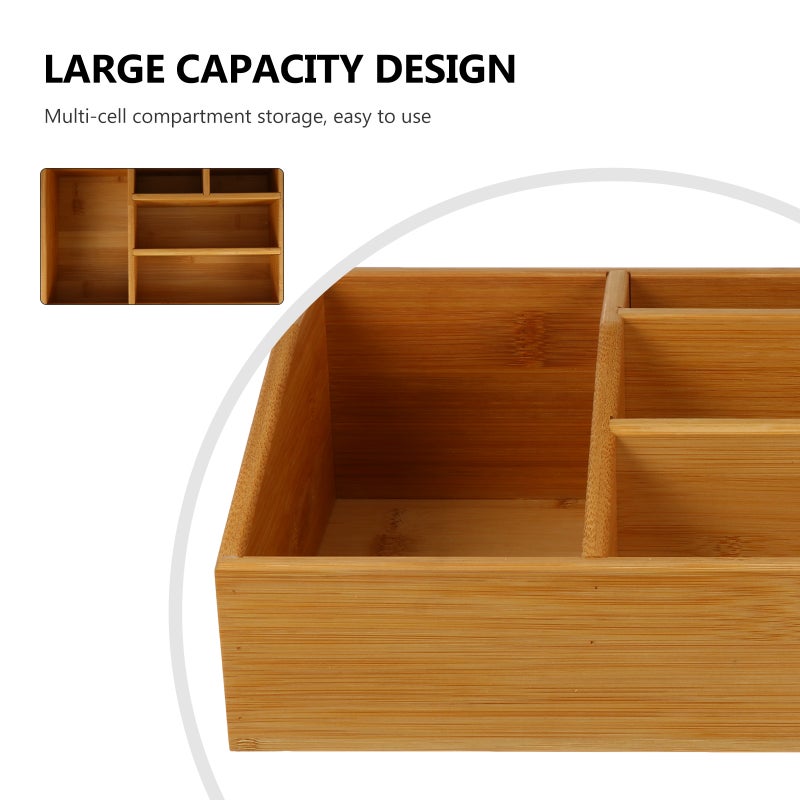 Desktop Storage Holder Small Multi-grid Organizing Box House Organize Supplies - Image 5